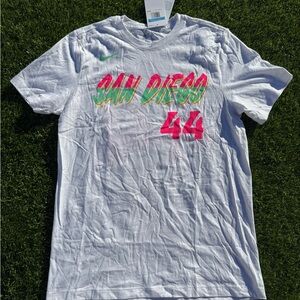 NWT Nike San Diego Padres City Connect #44 Joe Musgrove Graphic Tee- Medium